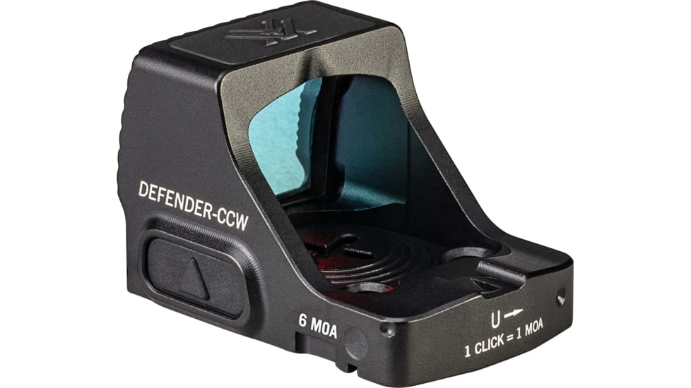 Vortex Defender-CCW Red Dot Sight 1x25mm, 6 MOA Reticle, Black, DFCCW-MRD6