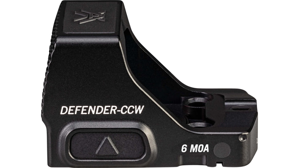 Vortex Defender-CCW Red Dot Sight 1x25mm, 6 MOA Reticle, Black, DFCCW-MRD6