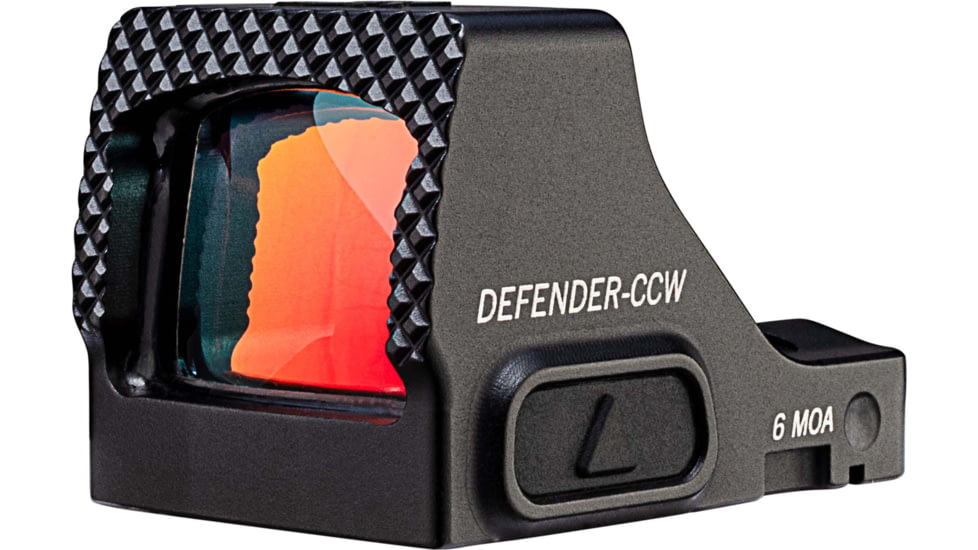 Vortex Defender-CCW Red Dot Sight 1x25mm, 6 MOA Reticle, Black, DFCCW-MRD6