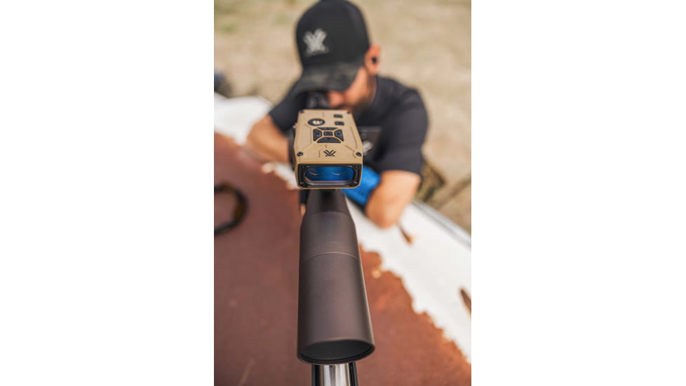 Vortex Impact 4000 Ballistic Rail-Mounted Laser Rangefinder, Tan, 15.25x11.75x14.75, LRF-IMP4000