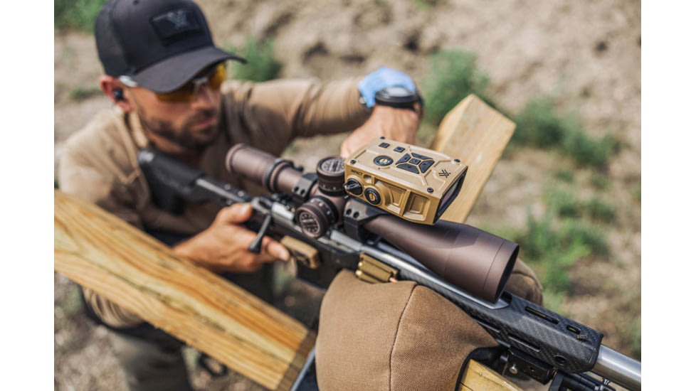 Vortex Impact 4000 Ballistic Rail-Mounted Laser Rangefinder, Tan, 15.25x11.75x14.75, LRF-IMP4000