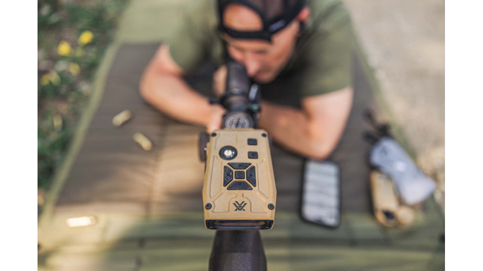 Vortex Impact 4000 Ballistic Rail-Mounted Laser Rangefinder, Tan, 15.25x11.75x14.75, LRF-IMP4000