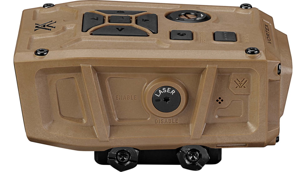 Vortex Impact 4000 Ballistic Rail-Mounted Laser Rangefinder, Tan, 15.25x11.75x14.75, LRF-IMP4000