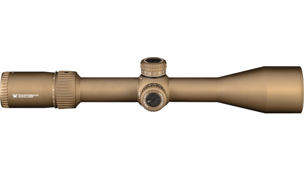 Vortex OPMOD Diamondback Tactical 6-24x50mm FFP 30mm Tube Riflescope, Tan, DBK-10028-OP