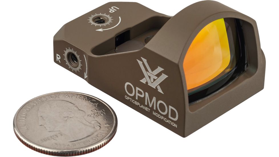Vortex OPMOD Viper 1x24mm 6 MOA Red Dot Sight, FDE, VRD-6-OP