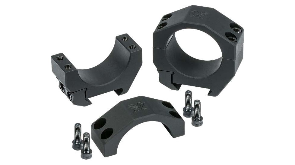 Vortex Precision Matched Rifle Scope Rings, 34 mm Tube, Low - 0.92 in, Black, PMR-34-92
