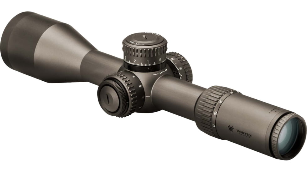 Vortex Razor HD Gen II 4.5-27x56mm Rifle Scope, 34mm Tube, First Focal Plane, Stealth Shadow, Hard Anodized, Red EBR-7C MOA Reticle, MOA Adjustment, Multi, RZR-42707