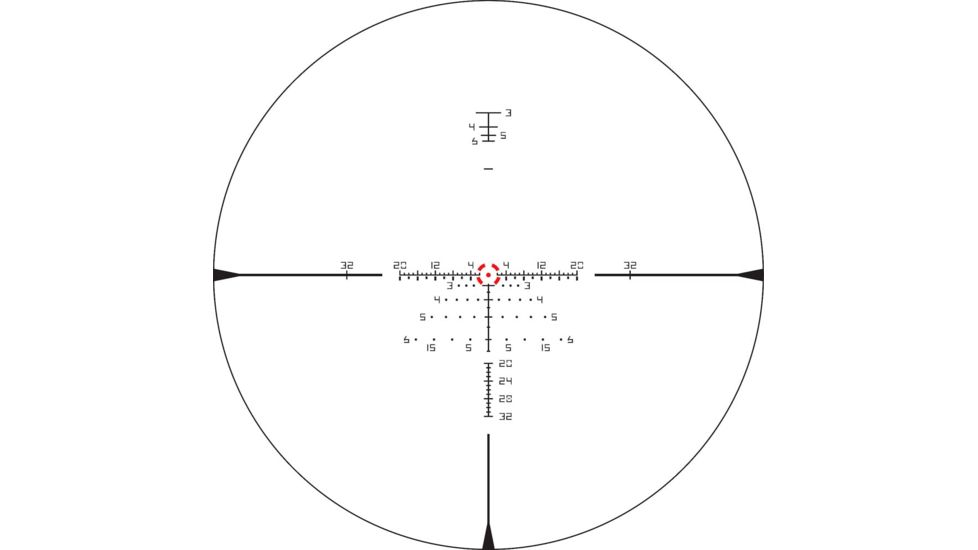 Vortex Razor HD Gen III 1-10x24 mm Rifle Scope, 34 mm Tube, First Focal Plane, Stealth Shadow, Hard Anodized, Red EBR-9 MOA Reticle, MOA Adjustment, RZR-11001