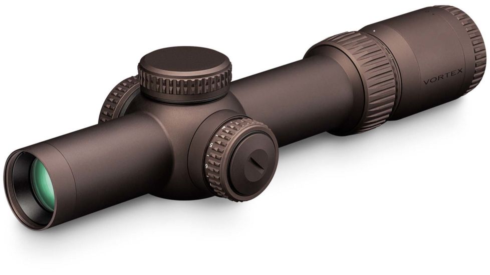 Vortex Razor HD Gen III 1-10x24 mm Rifle Scope, 34 mm Tube, First Focal Plane, Stealth Shadow, Hard Anodized, Red EBR-9 MOA Reticle, MOA Adjustment, RZR-11001