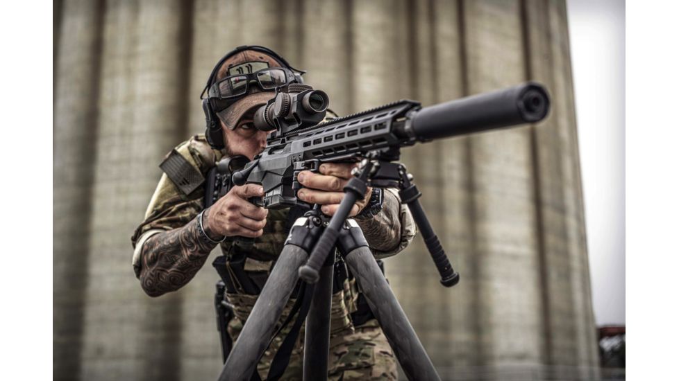 Vortex Razor HD Gen III 1-10x24 mm Rifle Scope, 34 mm Tube, First Focal Plane, Stealth Shadow, Hard Anodized, Red EBR-9 MOA Reticle, MOA Adjustment, RZR-11001