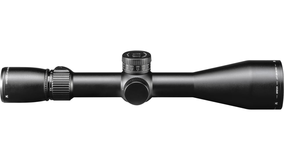Vortex Razor HD LHT 4.5-22x50 mm Rifle Scope, 30 mm Tube, First Focal Plane, Black, Anodized, Red XLR-2 MOA Reticle, MOA Adjustment, RZR-42201