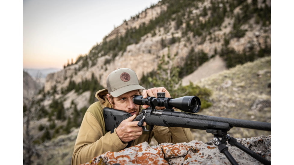 Vortex Razor HD LHT 4.5-22x50 mm Rifle Scope, 30 mm Tube, First Focal Plane, Black, Anodized, Red XLR-2 MOA Reticle, MOA Adjustment, RZR-42201