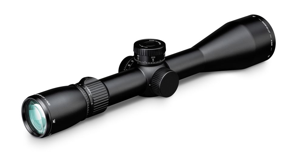 Vortex Razor HD LHT 3-15x50 mm Rifle Scope, 30 mm Tube, Second Focal Plane, Black, Matte Anodized, Red G4i MRAD Reticle, Mil Rad Adjustment, RZR-31503