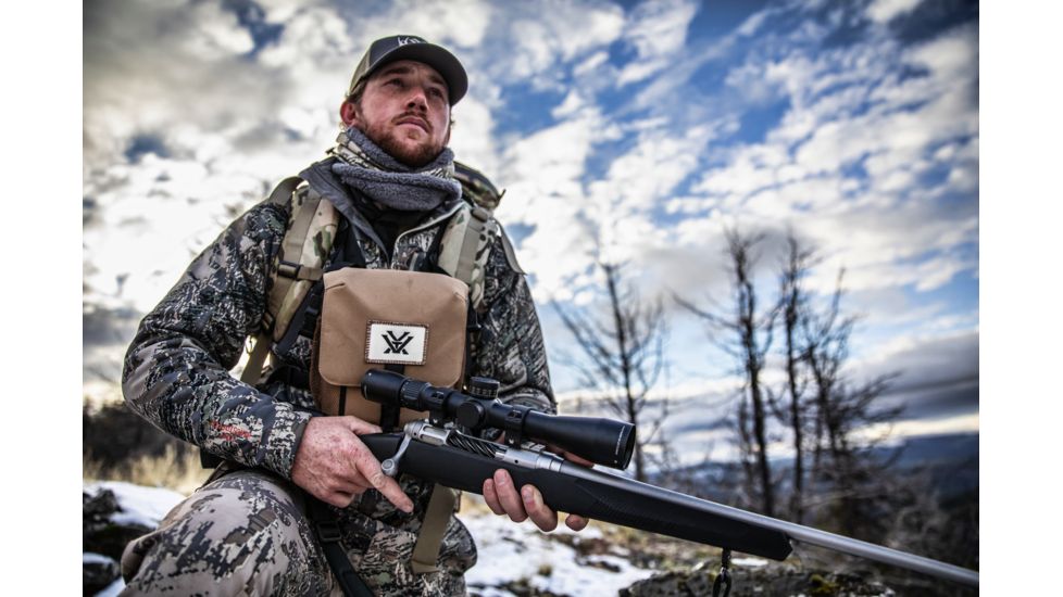 Vortex Razor HD LHT 3-15x50 mm Rifle Scope, 30 mm Tube, Second Focal Plane, Black, Matte Anodized, Red G4i MRAD Reticle, Mil Rad Adjustment, RZR-31503