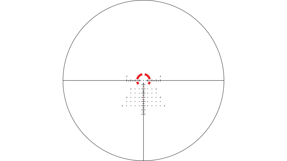Vortex Strike Eagle 1-10x24mm LPVO 30mm Tube Rifle Scope, First Focal Plane, EBR-8 BDC MRAD Reticle, Black, SE-11002
