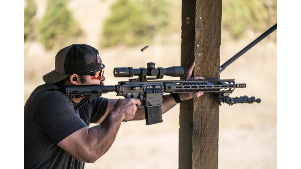 Vortex Strike Eagle 3-18x44mm Riflescopes, 34mm Tube, First Focal Plane, EBR-7C MOA, Black, SE-31801