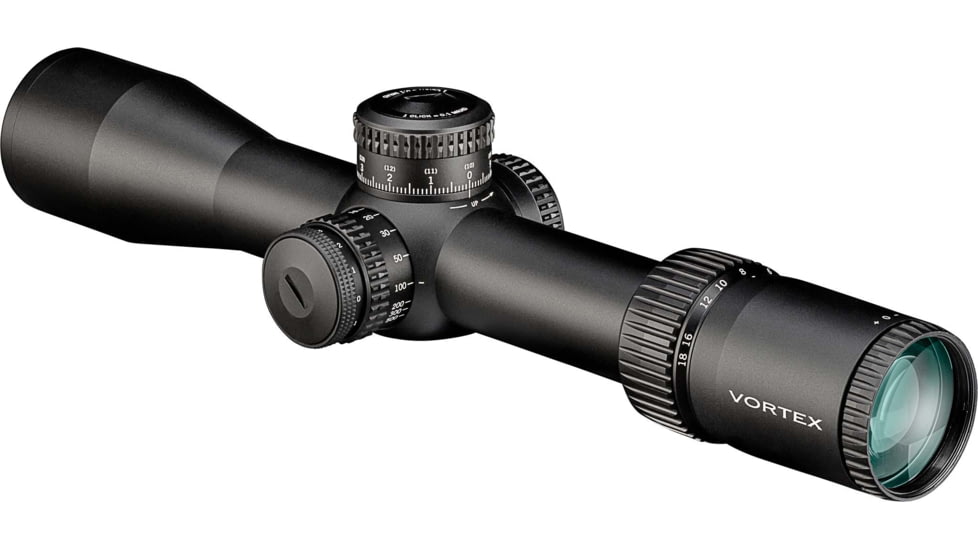 Vortex Strike Eagle 3-18x44mm Riflescopes, 34mm Tube, First Focal Plane, EBR-7C MRAD, Black, SE-31802