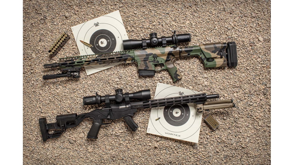Vortex Strike Eagle 3-18x44mm Riflescopes, 34mm Tube, First Focal Plane, EBR-7C MRAD, Black, SE-31802