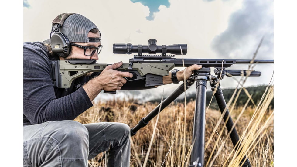 Vortex Strike Eagle 3-18x44mm Riflescopes, 34mm Tube, First Focal Plane, EBR-7C MRAD, Black, SE-31802