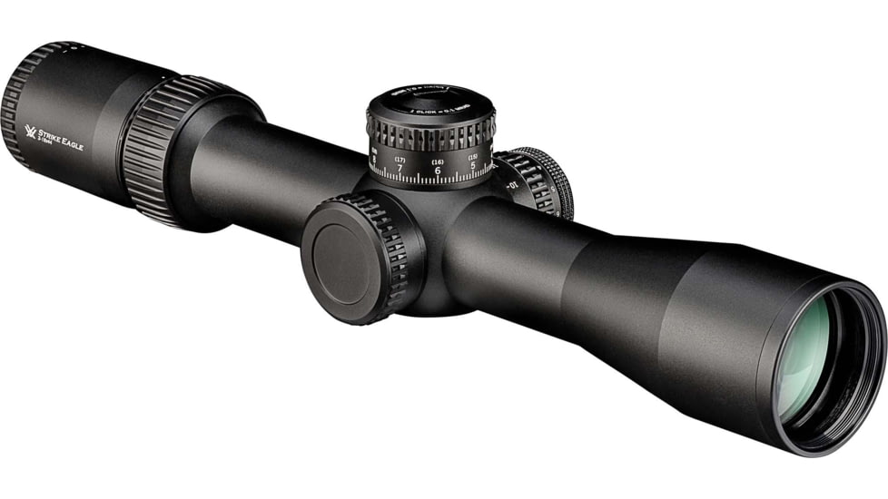 Vortex Strike Eagle 3-18x44mm Riflescopes, 34mm Tube, First Focal Plane, EBR-7C MRAD, Black, SE-31802