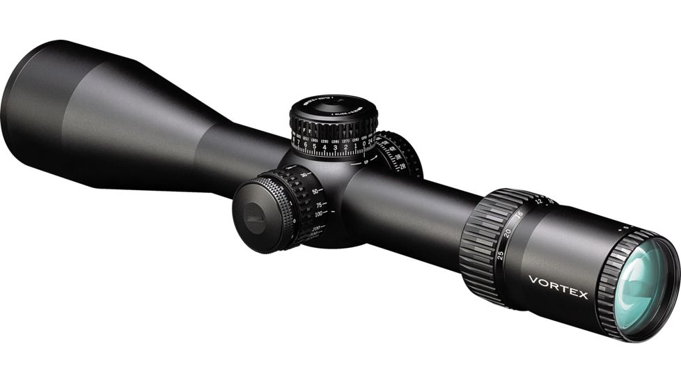 Vortex Strike Eagle 5-25x56 mm Rifle Scope, 34 mm Tube, First Focal Plane, Black, Matte, Red EBR-7C MOA Reticle, MOA Adjustment, SE-52503