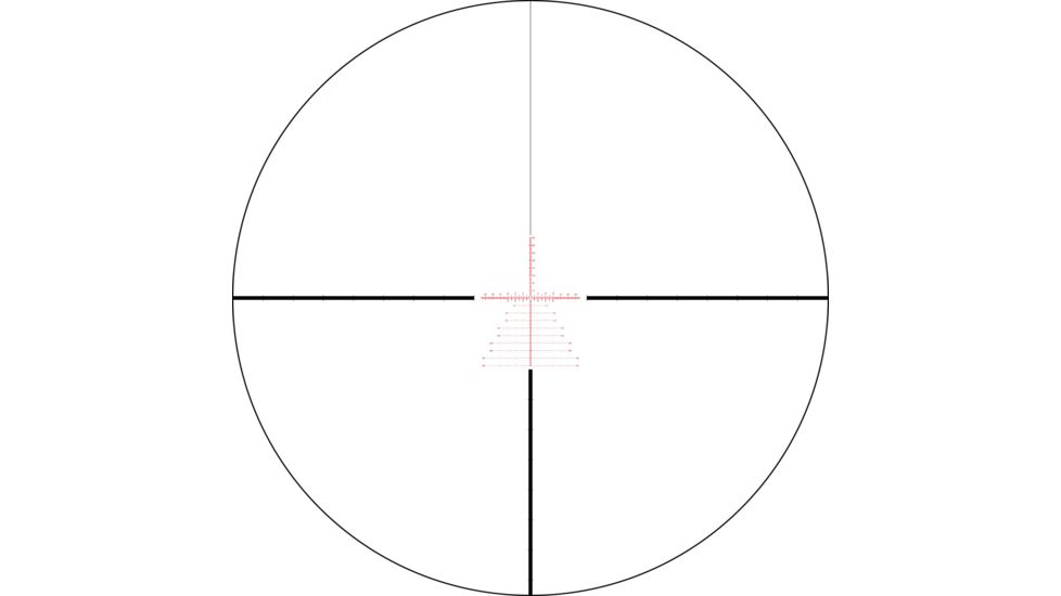 Vortex Strike Eagle 5-25x56 mm Rifle Scope, 34 mm Tube, First Focal Plane, Black, Matte, Red EBR-7C MOA Reticle, MOA Adjustment, SE-52503
