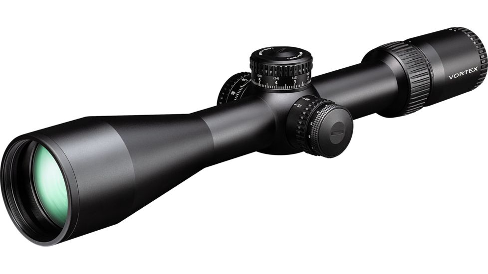 Vortex Strike Eagle 5-25x56 mm Rifle Scope, 34 mm Tube, First Focal Plane, Black, Matte, Red EBR-7C MRAD Reticle, Mil Rad Adjustment, SE-52504