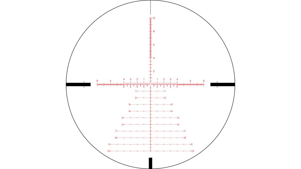 Vortex Strike Eagle 5-25x56 mm Rifle Scope, 34 mm Tube, First Focal Plane, Black, Matte, Red EBR-7C MRAD Reticle, Mil Rad Adjustment, SE-52504
