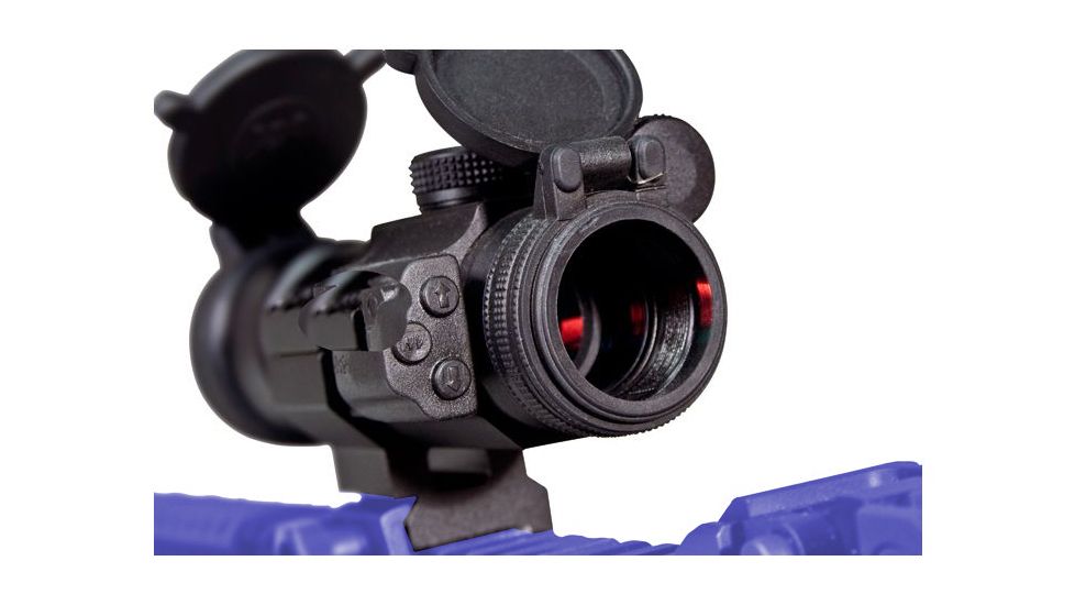 Vortex StrikeFire Red/Green Dot Rifle Scope with Mount Rings and Flip Lens Caps - Absolute Co-Witness