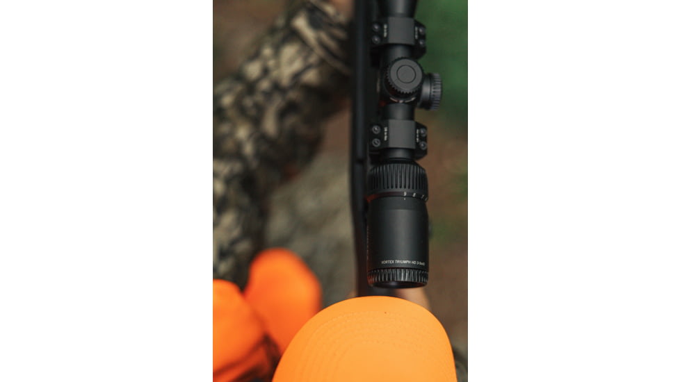 Vortex Triumph HD 3-9x40mm 1 inch Tube Rifle Scope, Second Focal Plane, Dead-Hold BDC MOA Reticle, Black, TRI-3901