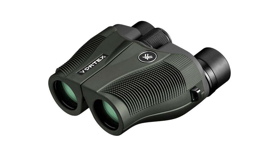 Vortex Vanquish 10x26mm Porro Prism Compact Binoculars, Matte, Green, Compact, VNQ-1026