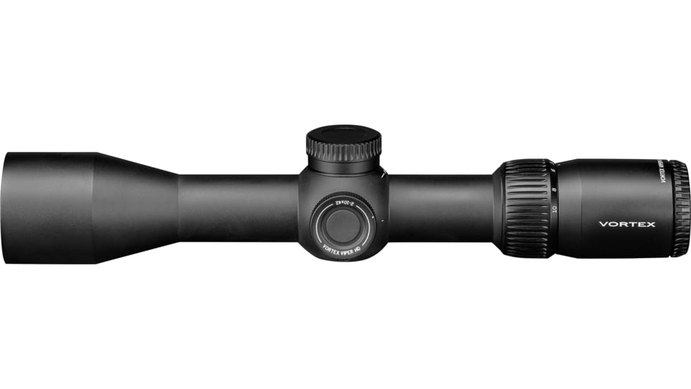Vortex Viper HD 2-10x42 Rifle Scope, 30mm Tube, Second Focal Plane, Dead-Hold BDC MOA Reticle, Black, VPR-21001