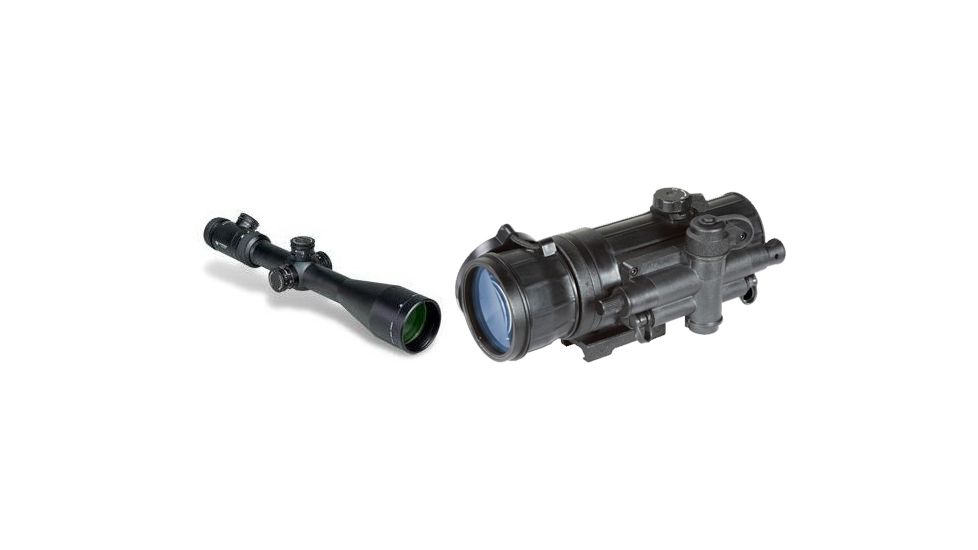 Vortex Viper PST 4-16x50 FFP Rifle Scope with EBR-1 MOA Reticle and Armasight Co-mr-qs Night Vision Medium Range Clip-on System Quicksilver White Phosphor Generation 2+ w/adapter #4