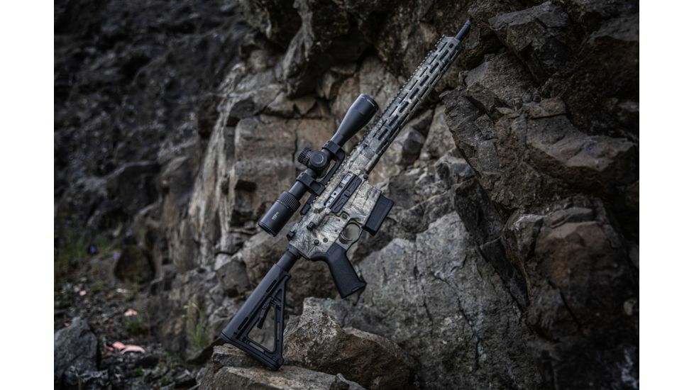 Vortex Viper PST Gen II 3-15x44 mm Rifle Scope, 30 mm Tube, First Focal Plane, Black, Hard Anodized, Red EBR-7C MOA Reticle, MOA Adjustment, PST-3156