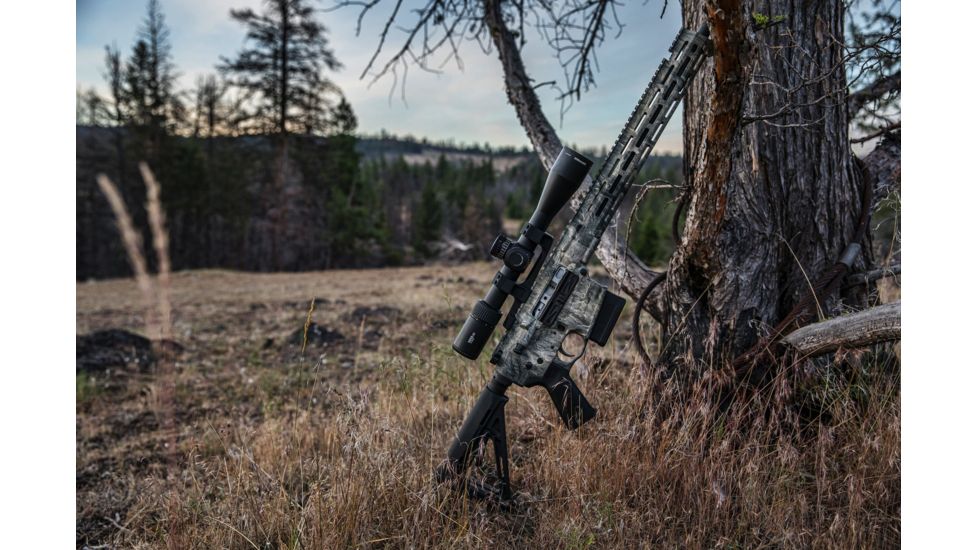 Vortex Viper PST Gen II 3-15x44 mm Rifle Scope, 30 mm Tube, First Focal Plane, Black, Hard Anodized, Red EBR-7C MOA Reticle, MOA Adjustment, PST-3156