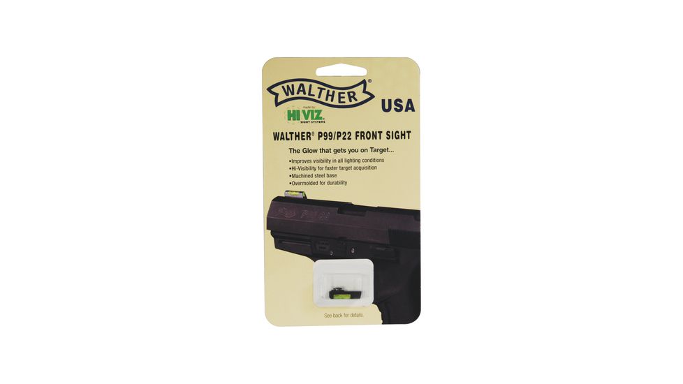 Walther Hi-Viz Fiber Optic Front Sight For P99/P22