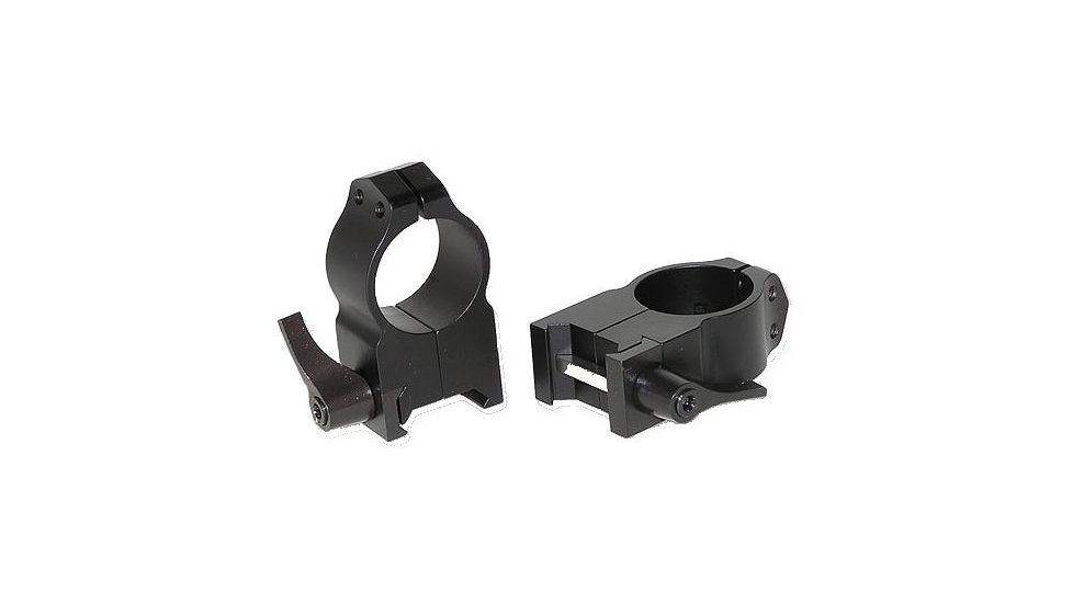 Warne Maxima Steel Rings, 1in, Weaver/Picatinny, QD, Extra High - Matte 203LM