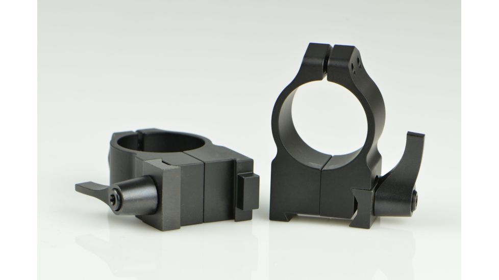 Warne Maxima Steel Rings, 1in, CZ 550 19mm Grooved Receiver, QD, High - Matte 2BLM