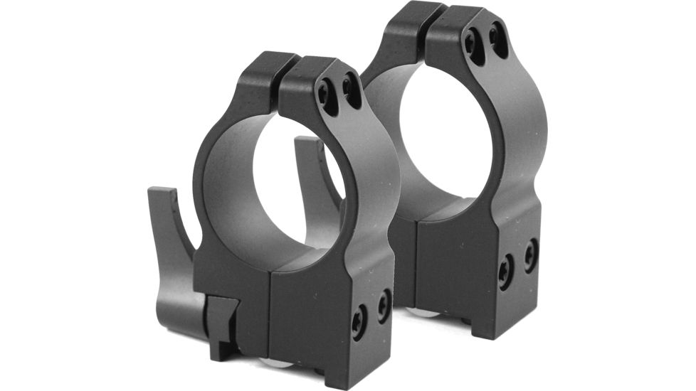Warne Maxima Steel Rings, 1in, Ruger M77 &amp; Hawkeye Grooved Receiver, QD, High - Matte 2R7LM