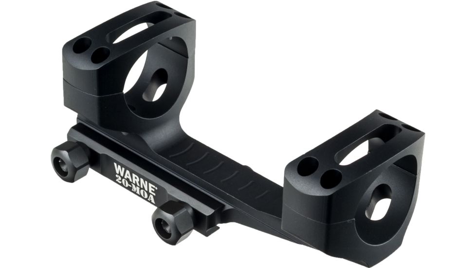 Warne Extended Skeletonized 30mm MSR Mount,20MOA, Black, LRSKEL30TW