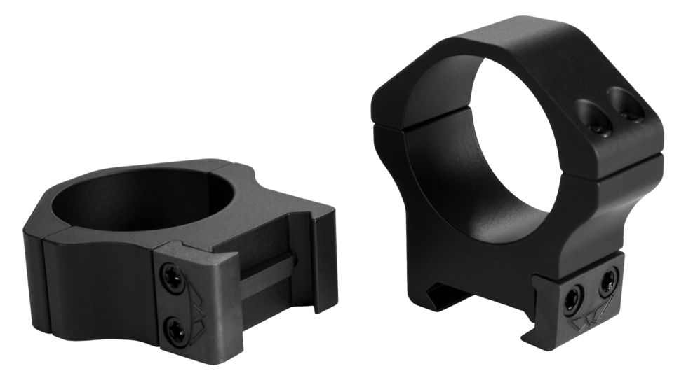 Warne 1 inch, PA, High Matte Rings, Black, 502M