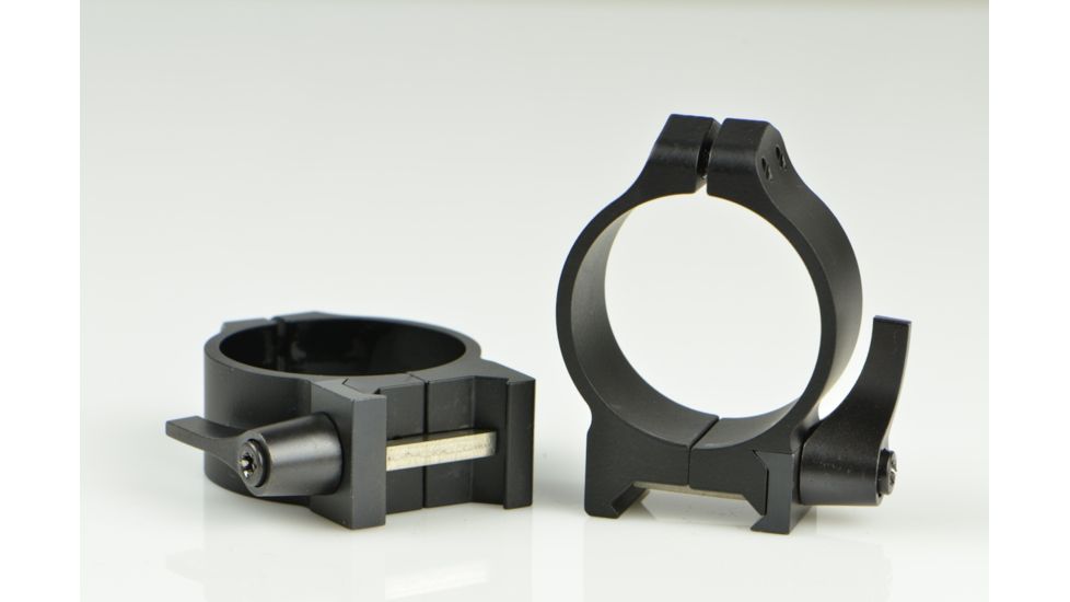 Warne Maxima Steel Rings, 34mm, Weaver/Picatinny, QD, Low - Matte 220LM