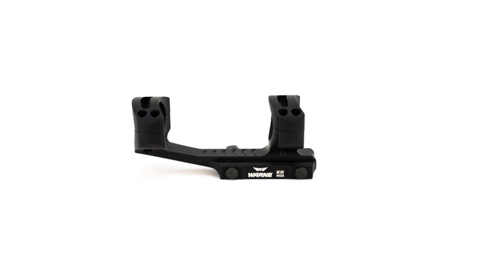 Warne Extended Skeletonized 30mm MSR Mount,20MOA, Black, LRSKEL30TW