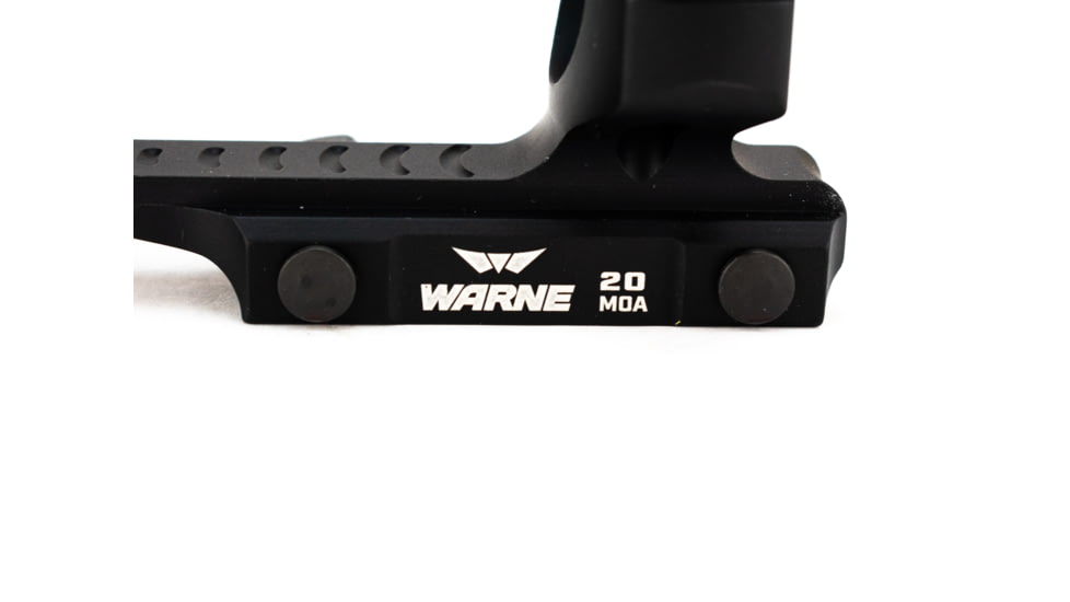 Warne Extended Skeletonized 30mm MSR Mount,20MOA, Black, LRSKEL30TW