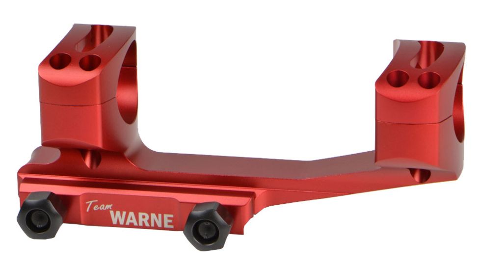 Warne Gen 2 Extended Skeletonized 30mm MSR Mount, Red, XSKEL30R