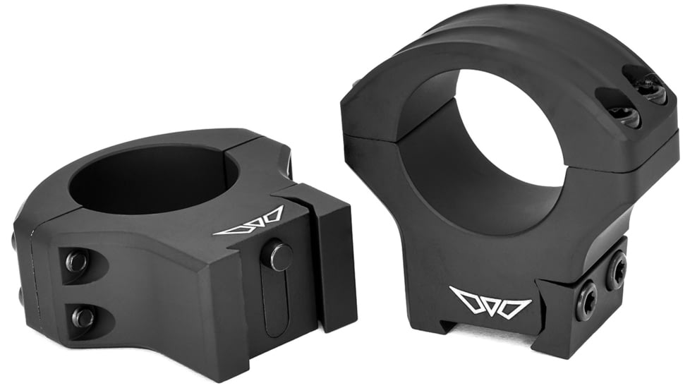 Warne HyperLite Tikka Rifle Ring, Matte Black, 1Inch High, Black, 8502TM