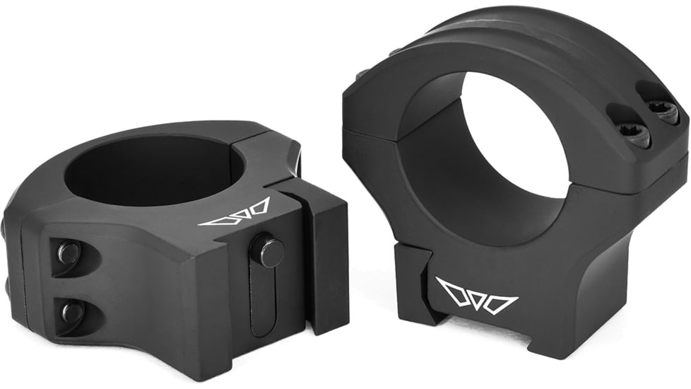 Warne HyperLite Tikka Rifle Ring, Matte Black, 1 Inch Medium, Black, 8501TM