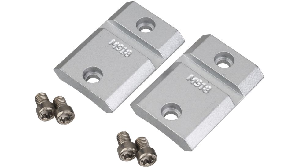 Warne Maxima 2 Pc Steel Base for Browning A-Bolt - Silver M918/918S