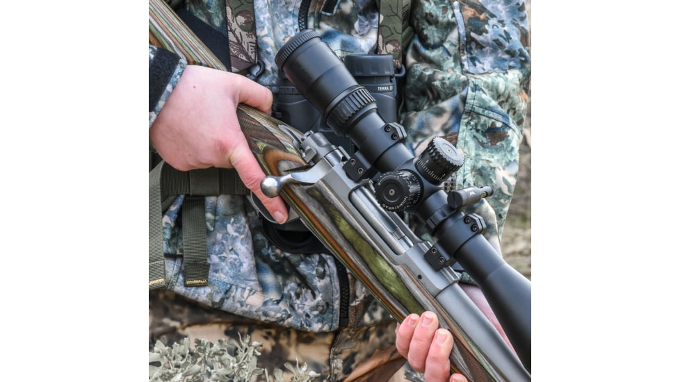 Warne Maxima Steel Rings, 1in, Ruger M77 &amp; Hawkeye Grooved Receiver, PA, Medium - Matte 1R7M