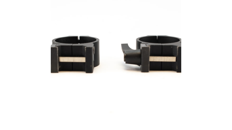 Warne Maxima Steel Rings, 30mm, Weaver/Picatinny, QD, Low - Matte 213LM